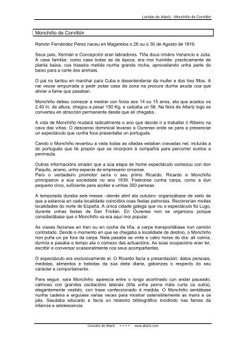 A Lenda do Xigante de Magarelos (PDF) - Concello de Allariz