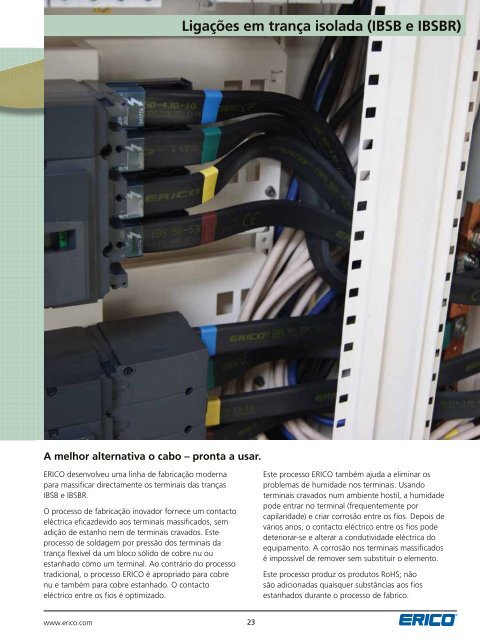 Ligações em trança isolada (IBSB e IBSBR) - Erico