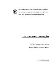 SISTEMAS DE CONTENÇÃO - PCC 2435