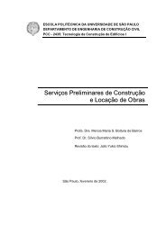 Serviços Preliminares de Construção e Locação de Obras - PCC 2435