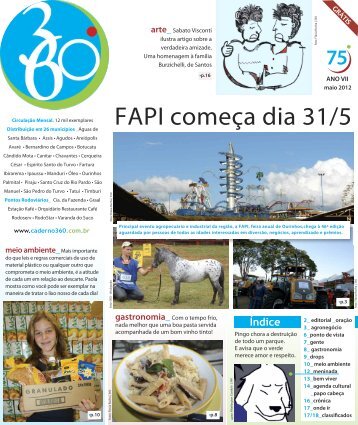 FAPI começa dia 31/5 - Caderno 360