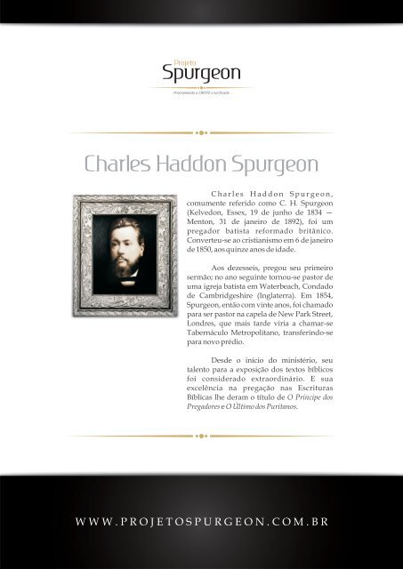 baixe em pdf - Projeto Spurgeon