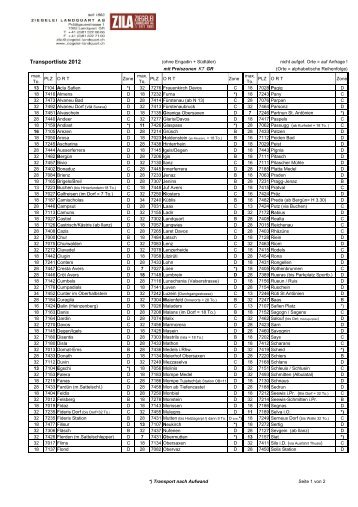 Transportliste 2012 - Kopie - Ziegelei Landquart AG