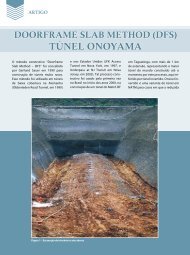 TÚNEL ONOYAMA - Revista Fundações & Obras Geotécnicas