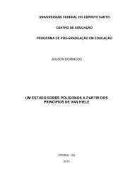 um estudo sobre polígonos a partir dos princípios de van hiele - PPGE