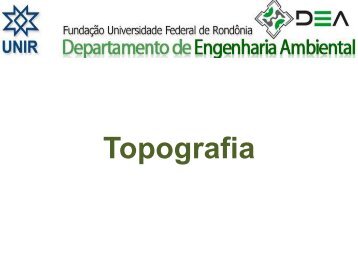 Topografia - Departamento de Engenharia Ambiental