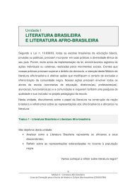 LITERATURA BRASILEIRA E LITERATURA AFRO-BRASILEIRA