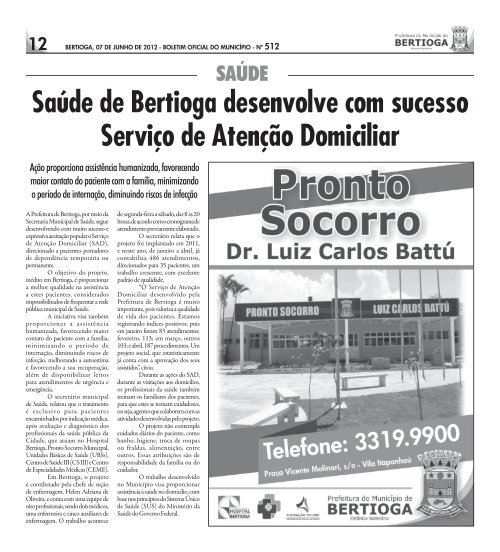 512 - Prefeitura do Município de BERTIOGA.