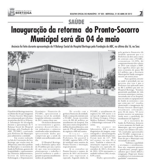 505 - Prefeitura do Município de BERTIOGA. - Governo do Estado ...