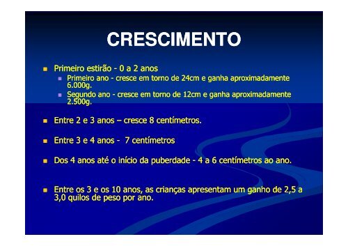 CRESCIMENTO