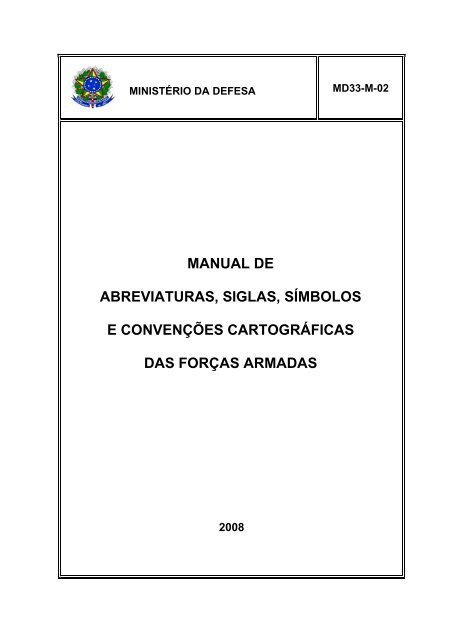 Manual de Abreviaturas, Siglas, Símbolos e Convenções