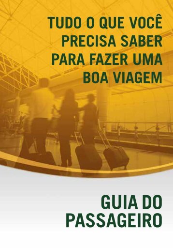 Guia do Passageiro - Anac