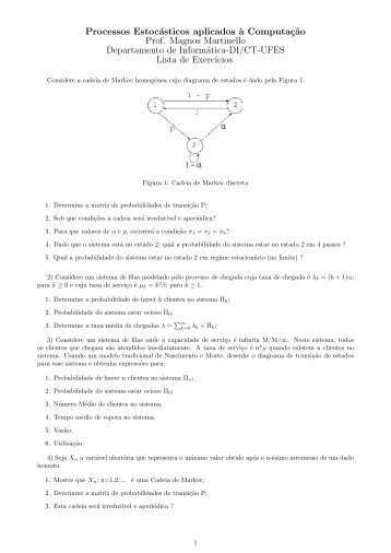 Lista02 - Departamento de Informática