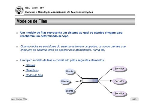 Modelos de Filas - deetc