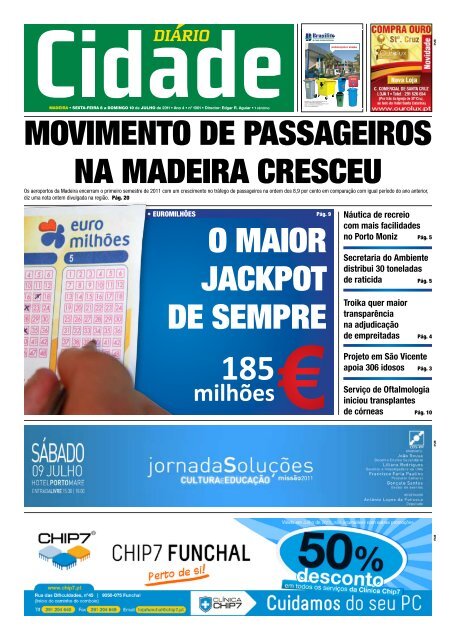 MOVIMENTO DE PASSAGEIROS NA MADEIRA ... - Cidade NET