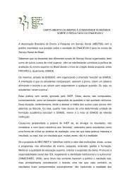 CARTA ABERTA DA ABEPSS À COMUNIDADE ... - unirb