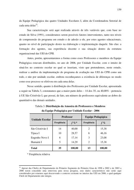 idas e vindas do processo de implementação de um programa de ...