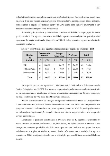 idas e vindas do processo de implementação de um programa de ...