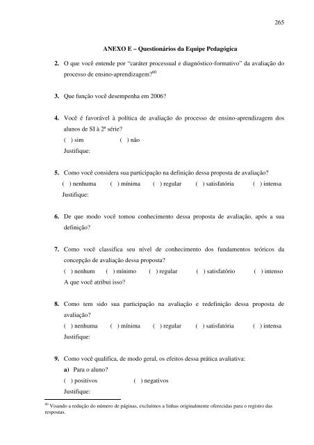 idas e vindas do processo de implementação de um programa de ...