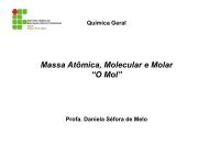 Massa Atômica, Molecular e Molar “O Mol” - Campus Porto Seguro