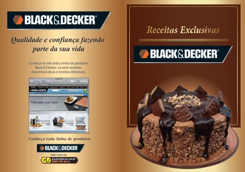 Livro Receitas Exclusivas Black&Decker 2011 - Black & Decker