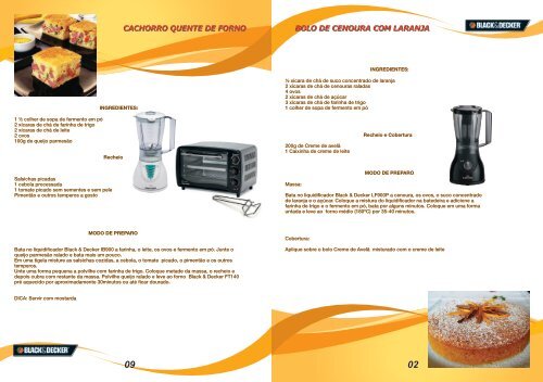 Livro Receitas Exclusivas Black&Decker 2011 - Black & Decker