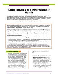 Social Inclusion as a Determinant of Health1.pdf - Web Networks ...