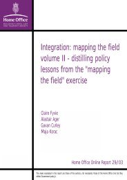 Integration: mapping the field volume II - Nationalarchives.gov.uk