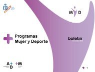 boletín Programas Mujer y Deporte - Real Federación Española de ...