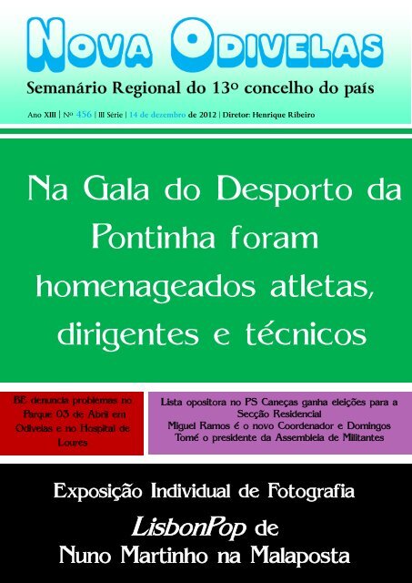 Na Gala do Desporto da Pontinha foram homenageados atletas ...