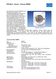 EIB Multi – Sensor - Dimmer IBMSD