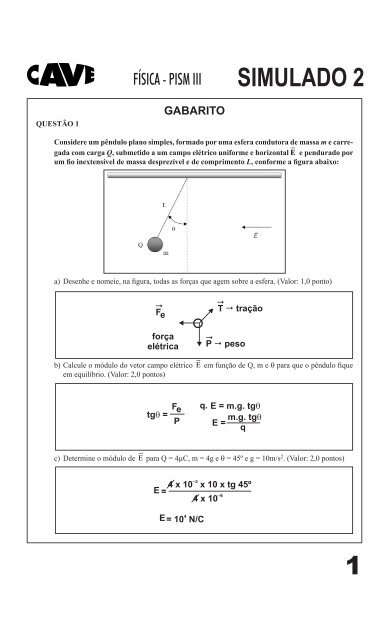 1 SIMULADO 2 - Cave