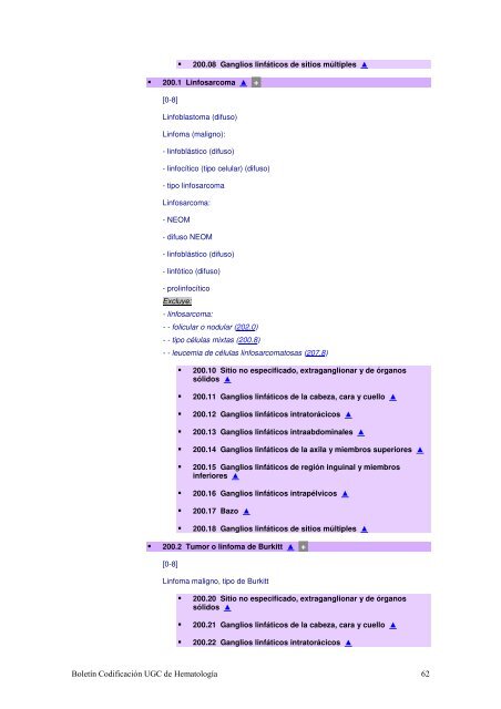 BOLETÍN DE CODIFICACIÓN UNIDAD DE GESTIÓN ... - CIE-9