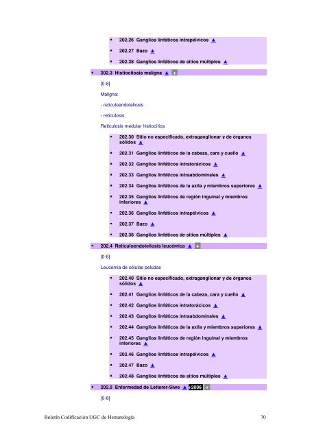 BOLETÍN DE CODIFICACIÓN UNIDAD DE GESTIÓN ... - CIE-9