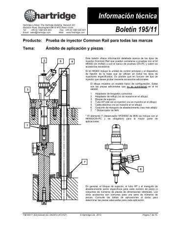 Información técnica Boletín 195/11