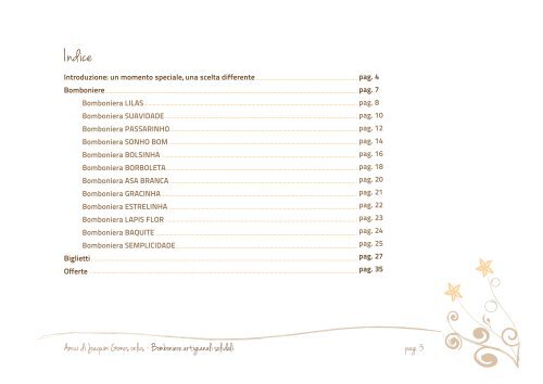 Scarica il catalogo aggiornato delle bomboniere solidali! - Amici di ...