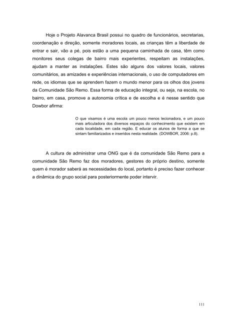 A educação contextualizada como instrumento de inclusão ... - Unicid