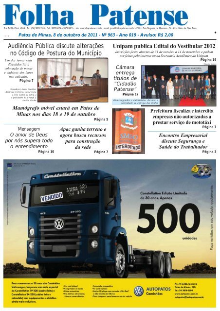 Folha Patense 08/10/2011(nº 963