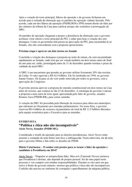 clipping deputados - Assembléia Legislativa - Governo do Estado ...