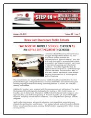 Volume 10 Issue 9 Jan 10, 2013 - Owensboro Public Schools