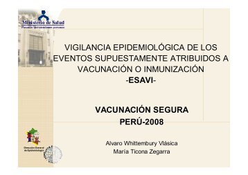 esavi - Dirección General de Epidemiología