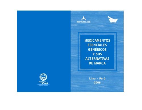 Medicamentos esenciales genéricos y sus alternativas de marca