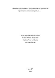 HUMANIZAÇÃO HOSPITALAR: conhecendo seu ... - Unisalesiano