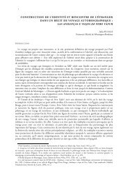 Intervention de Julia Roumier - Ameriber - Université Michel de ...