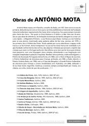 Obras de ANTÓNIO MOTA