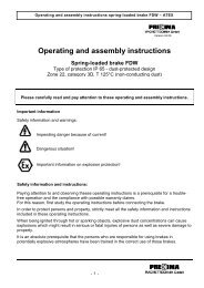 Operating and assembly instructions - Nord