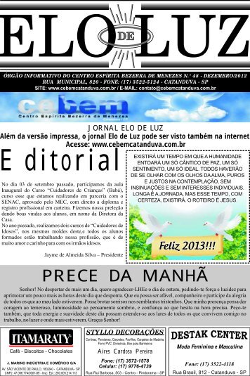 ELO DE LUZ N48_dezembro_2012 - CEBEM