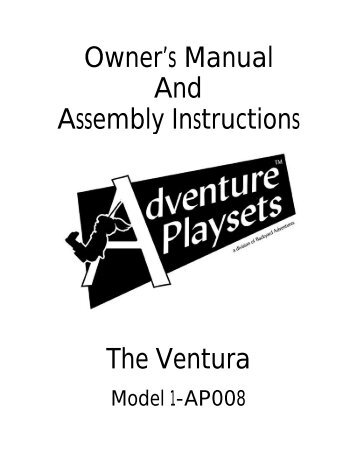 Owner's Manual And Assembly Instructions - Wooden Swing Sets ...