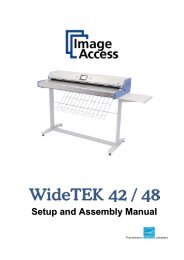 Setup and Assembly Manual WT 42/48 - Image Access Inc.
