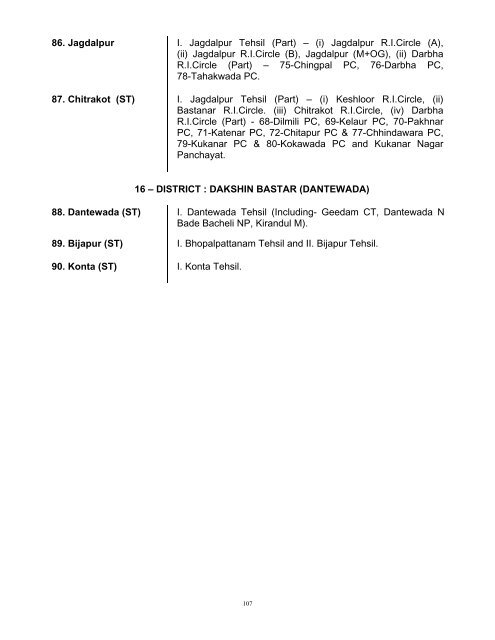 DELIMITATION OF PARLIAMENTARY AND ASSEMBLY ...